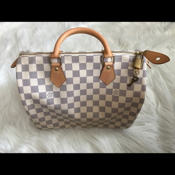 Louis Vuitton Handbags - Louis Vuitton Speedy 30 Damier Azur